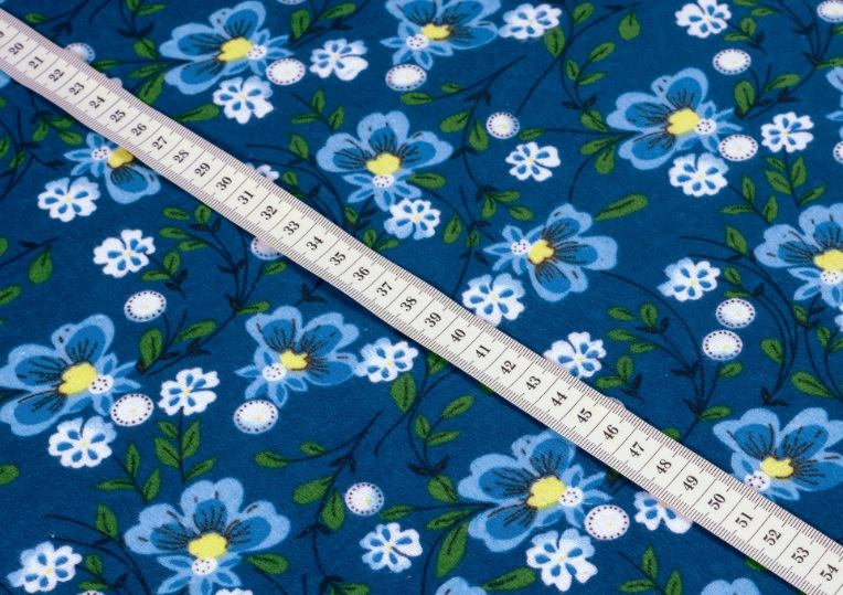 Ткань Фланель Ромашки арт.10623 оптом и в розницу в Альгожур