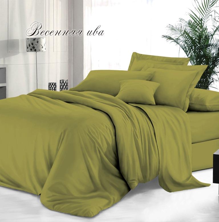 Твил-сатин однотонный Весенняя ива Ткань Твил-сатин однотонный Весенняя ива арт.16-0632 оптом и в розницу в Альгожур