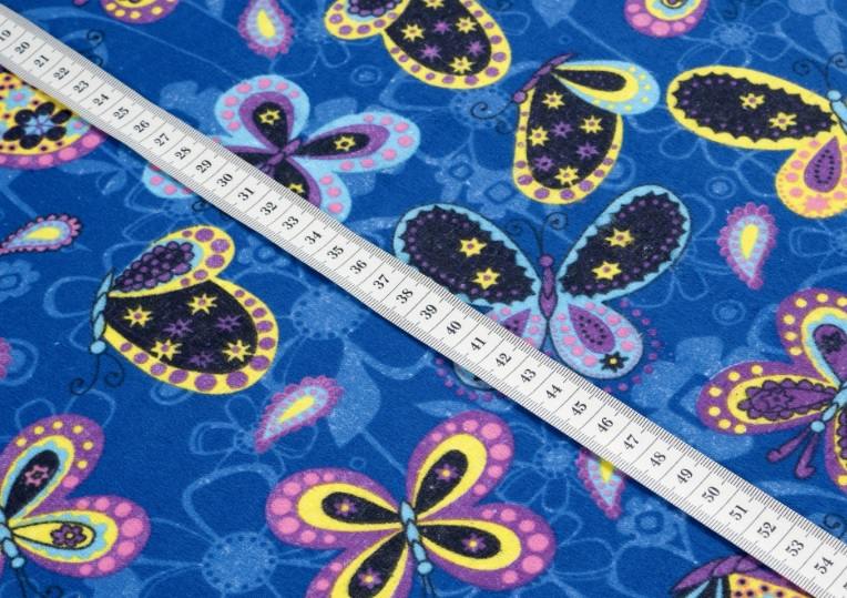 Ткань Фланель Бабочки арт.10664 оптом и в розницу в Альгожур
