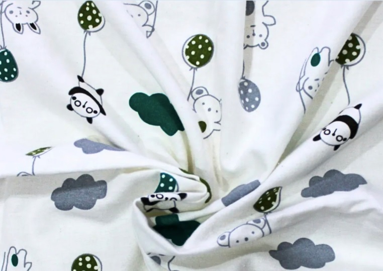 Ткань Фланель Панда арт.11297 оптом и в розницу в Альгожур
