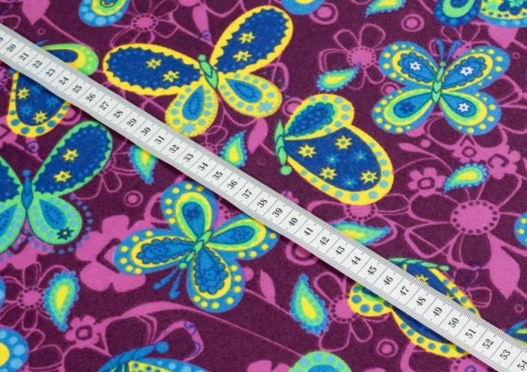 Ткань Фланель Бабочки арт.10664 оптом и в розницу в Альгожур
