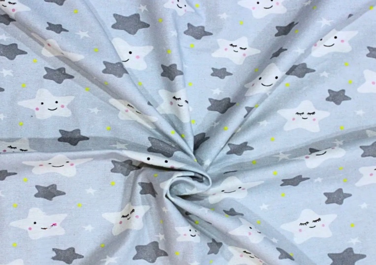 Ткань Фланель На небе арт.11295 оптом и в розницу в Альгожур