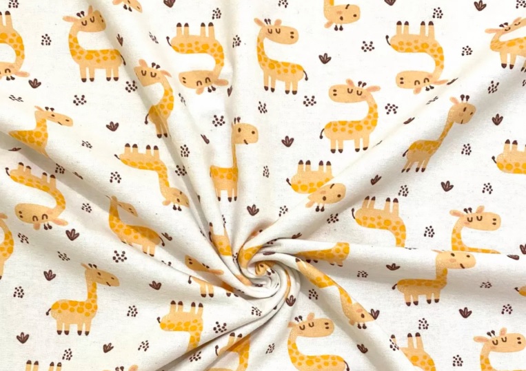 Ткань Фланель Жираф арт.11266 оптом и в розницу в Альгожур