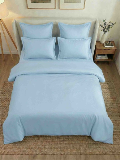 Ткань Перкаль однотонный Голубой арт. оптом и в розницу в Альгожур