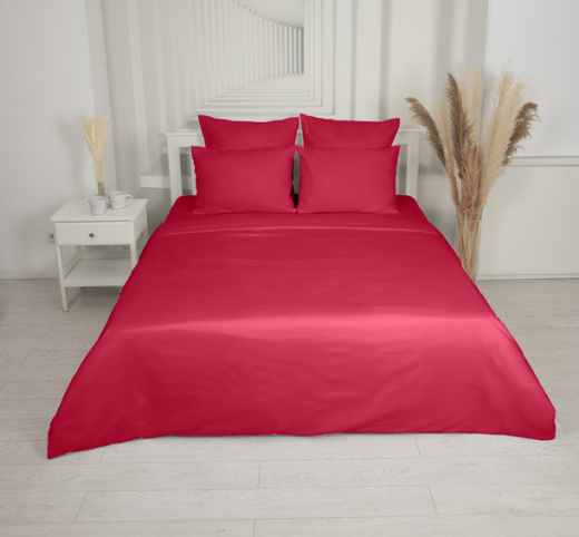 Ткань Сатин однотонный Фуксия арт.8003 оптом и в розницу в Альгожур