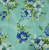 Ткань Тик Цветная бирюзовая роза арт. оптом и в розницу в Альгожур