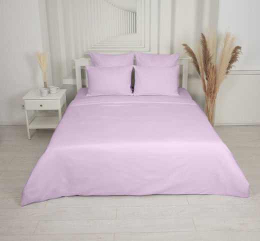 Ткань Сатин однотонный Лиловый крем арт.4001 оптом и в розницу в Альгожур