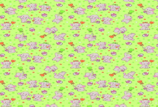 Ткань Фланель Слоники арт.5568 оптом и в розницу в Альгожур