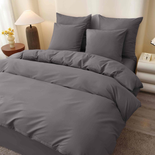 Ткань Поплин однотонный Мокрый асфальт арт. оптом и в розницу в Альгожур