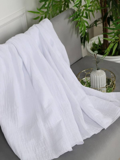 Муслин жатый Белый Муслин жатый Белый