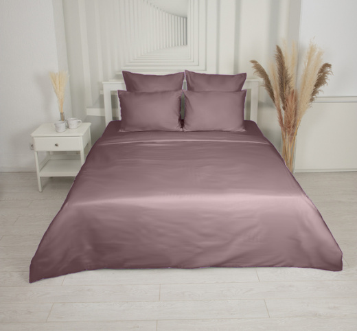 Ткань Сатин однотонный Пыльная роза арт.18-1807 оптом и в розницу в Альгожур