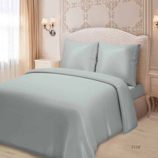 Ткань Сатин однотонный Стальной арт.5110 оптом и в розницу в Альгожур