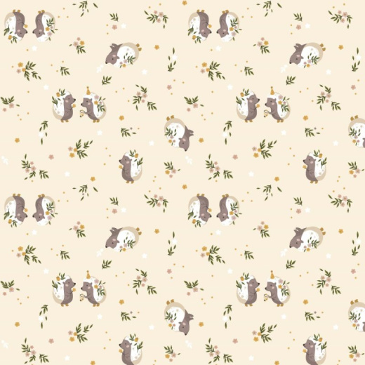 Ткань Фланель Ёжики арт.64079 оптом и в розницу в Альгожур