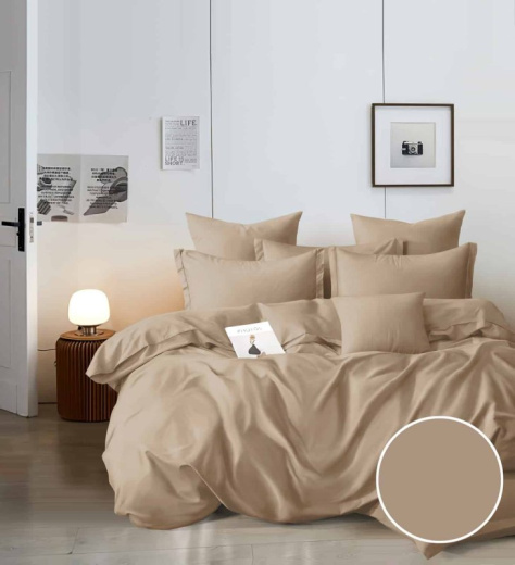 Ткань Поплин однотонный Капучино арт. оптом и в розницу в Альгожур